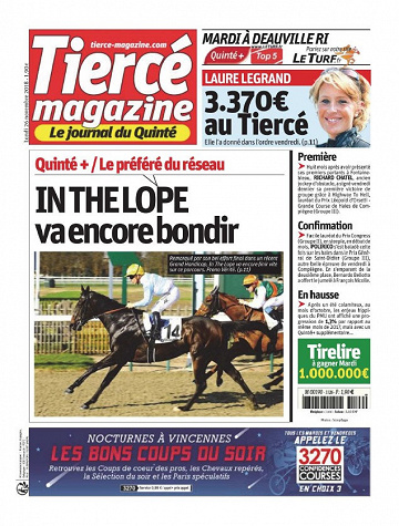 Tiercé Magazine - Lundi 26 Novembre 2018