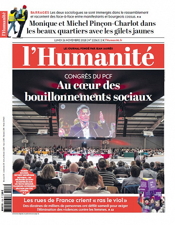 L’Humanité - Lundi 26 Novembre 2018