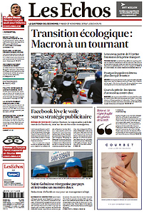 Les Echos du Mardi 27 Novembre 2018