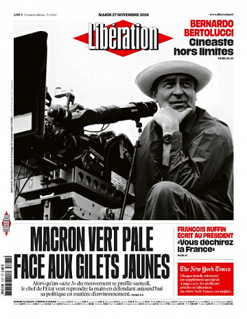 Liberation du Mardi 27 Novembre 2018