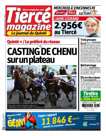 Tiercé Magazine - Mardi 27 Novembre 2018