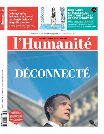 L’Humanite du Mercredi 28 Novembre 2018