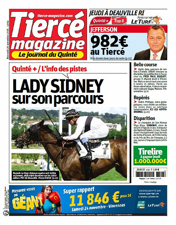 Tiercé Magazine - Mercredi 28 Novembre 2018