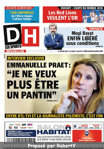 La Dernière Heure (3 éditions) - Mercredi 28 Novembre 2018