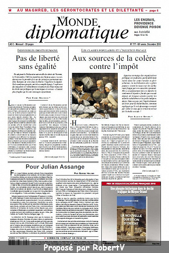 Le Monde Diplomatique N°777 - Décembre 2018