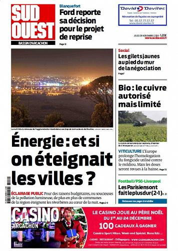 Sud Ouest Bassin d’Arcachon - Jeudi 29 Novembre 2018 - True PDF