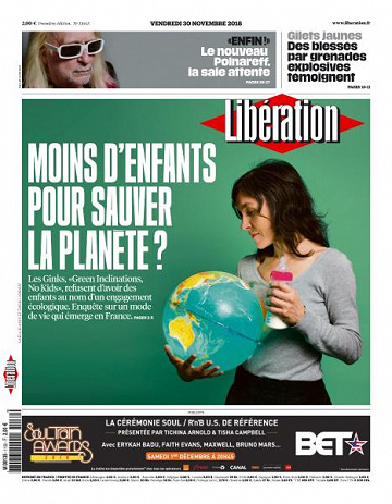Libération du Vendredi 30 Novembre 2018