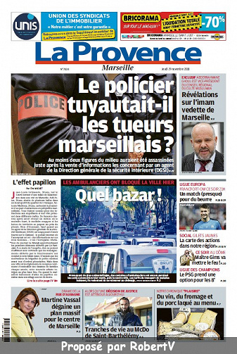 La Provence Marseille - Jeudi 29 Novembre 2018