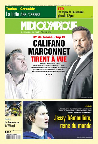 Midi Olympique Vert - 30 Novembre 2018