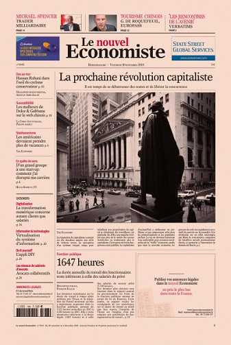 Le nouvel Economiste du Vendredi 30 Novembre 2018