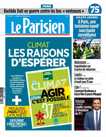 Le Parisien du Samedi 1er Décembre 2018