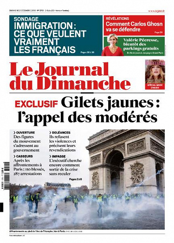 Le Journal du Dimanche - 2 Décembre 2018