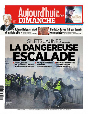 Aujourd’hui en France du Dimanche 2 Décembre 2018