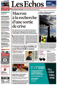 Les Echos du Lundi 3 Décembre 2018