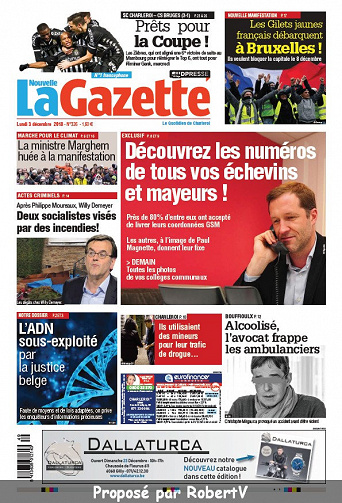 La Nouvelle Gazette - Lundi 3 Décembre 2018