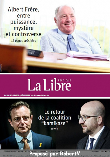 La Libre Belgique - Mardi 4 Décembre 2018
