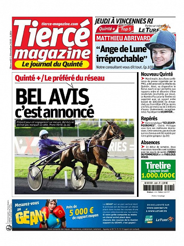 Tiercé Magazine - Mercredi 5 Décembre 2018