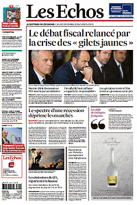 Les Echos du Jeudi 6 Décembre 2018