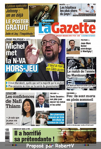 La Nouvelle Gazette (2 éditions) - Mercredi 5 Décembre 2018