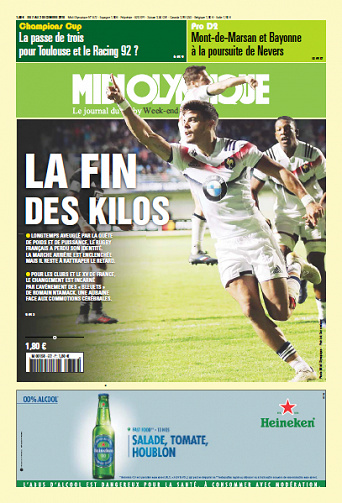 Midi Olympique Vert du 07 au 09 décembre 2018
