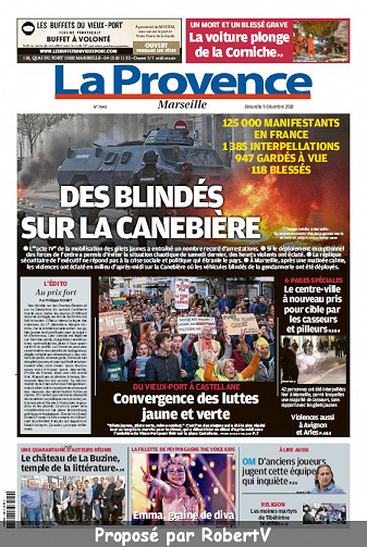 La Provence Marseille - Dimanche 9 Décembre 2018