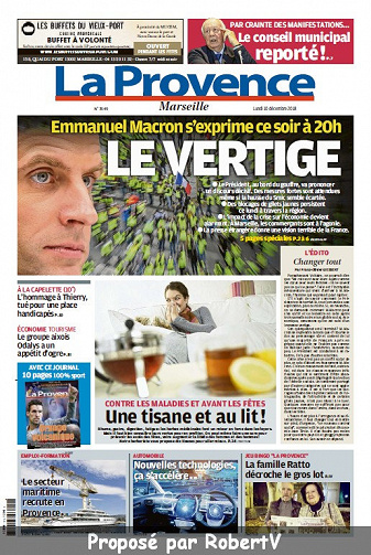 La Provence Marseille - Lundi 10 Décembre 2018