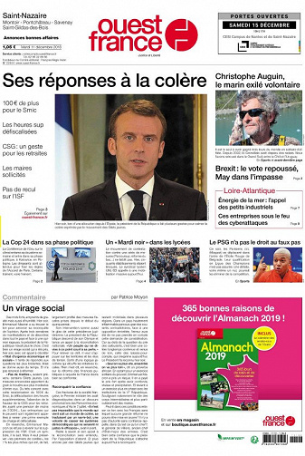 Ouest France - Mardi 11 Décembre 2018