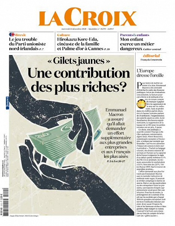 La Croix du Mercredi 12 Décembre 2018