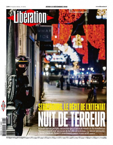 Libération du Jeudi 13 Décembre 2018