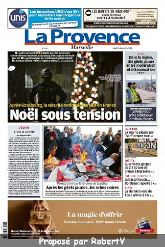 La Provence Marseille - Jeudi 13 Décembre 2018