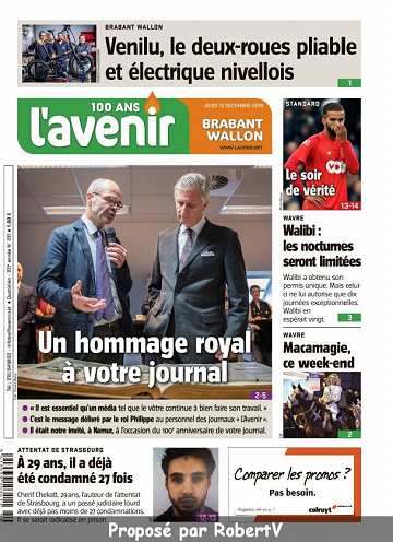L’Avenir - Jeudi 13 Décembre 2018