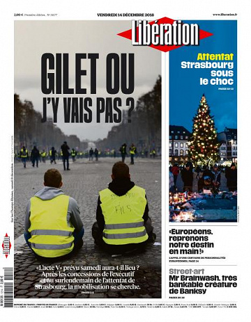 Libération du Vendredi 14 Décembre 2018