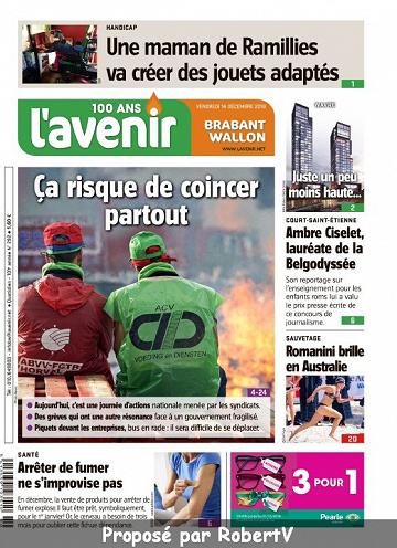 L’Avenir - Vendredi 14 Décembre 2018