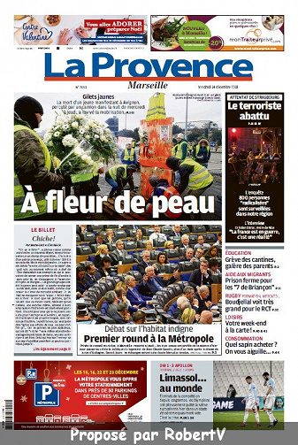La Provence Marseille - Vendredi 14 Décembre 2018