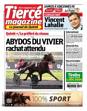 Tiercé Magazine du vendredi 14 décembre 2018