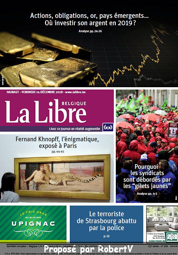 La Libre Belgique - Vendredi 14 Décembre 2018