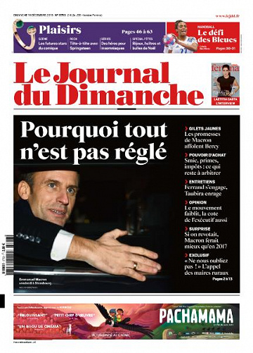 Le Journal du Dimanche - 16 Décembre 2018