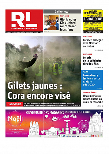 Républicain lorrain - Dimanche 16 Décembre 2018
