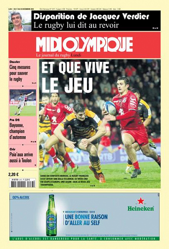 Midi Olympique Rouge - 17 Décembre 2018