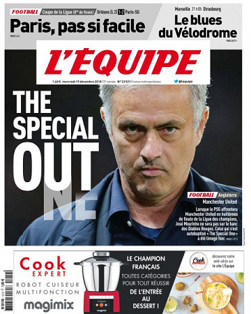 L’equipe du Mercredi 19 Décembre 2018
