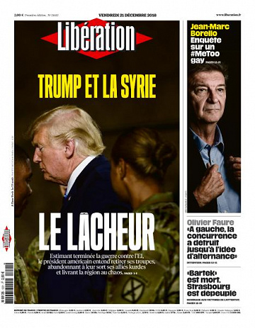 Libération du Vendredi 21 Décembre 2018
