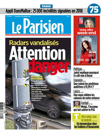 Le Parisien du Vendredi 21 Décembre 2018