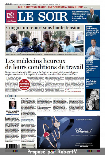 Le Soir - Vendredi 21 Décembre 2018