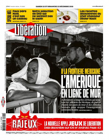 Libération du Samedi 22 et Dimanche 23 Décembre 2018