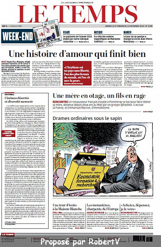 Le Temps - Samedi 22 et Dimanche 23 Décembre 2018