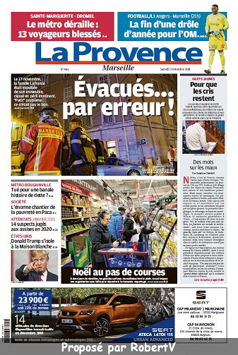 La Provence Marseille - Samedi 22 Décembre 2018