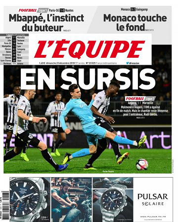 L’equipe du Dimanche 23 Décembre 2018