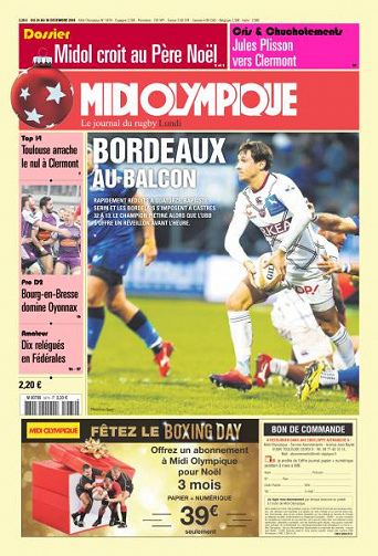Midi Olympique Rouge - 24 Décembre 2018