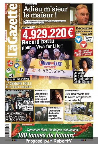 La Nouvelle Gazette (2 éditions) - Lundi 24 Décembre 2018