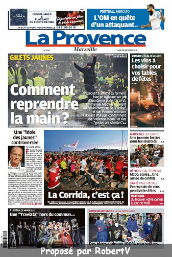La Provence Marseille - Lundi 24 Décembre 2018